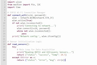 create custom micropython, python and HTML code for your esp32 or iot project