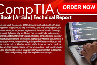 write comptia security network book, cybersecurity ebook, scrum certification