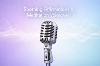 create personalized affirmations in a calm and mature voice
