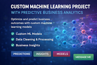 develop a custom machine learning project for business predictions