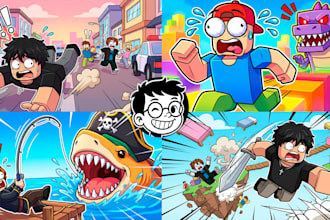 create roblox cartoon thumbnails