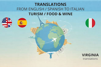 provide tourism translation and localization services