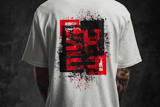 do a typography t shirt design and graphic tshirt