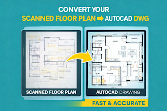 convert sketches or pdfs into autocad drawings