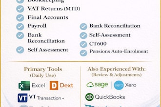 prepare and submit UK mtd vat returns for your business