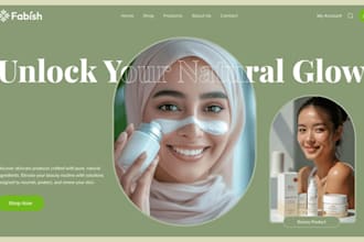 skincare shopify store beauty website skincare website spa cosmetic website