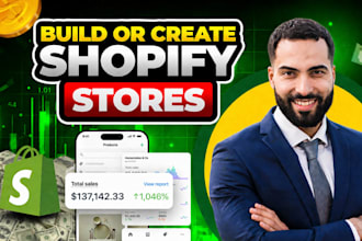 build automated shopify store, shopify store design, shopify dropshipping store
