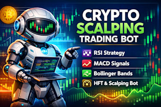 code crypto scalping bot rsi macd ai bot bolinger bands trading hft bot scalper