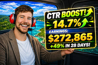 design high converting youtube thumbnails, same day delivery