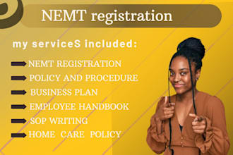 handle nemt registration, npi, and policy procedure manuals