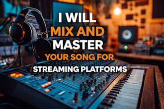 mix and master your music for streaming platforms