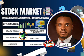 do stock market, financial analysis, PPT slides, video course, lead magnet