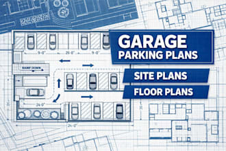 design garage parking plans architectural drawings site and floor plans