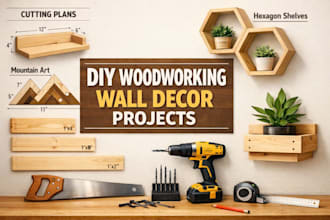 simple create DIY woodworking plans optimized for fast and easy builds
