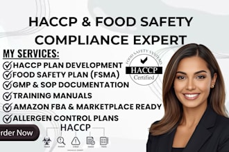 update, review or rewrite your existing haccp plan for full compliance