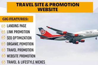 do travel site promotion to targeted audience