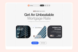 design real estate carrot website mortgage website with mortgage calculator