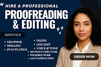 professionally proofread, edit and polish your book novel or manuscripts