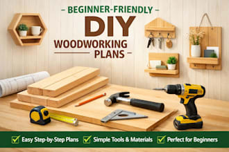 make beginner friendly DIY woodworking plans with clear instructions
