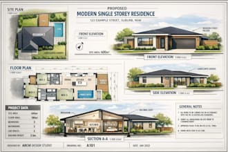 prepare council ready architectural drawings to australian standards