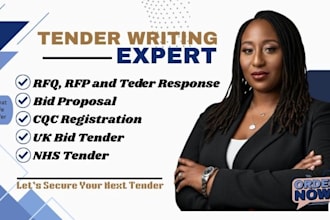 do winning UK tender writing nhs tender cqc registration healthcare bid tender