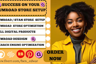 gumroad store, stan store setup, digital product listing, beacons ai, payhip