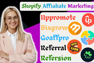 setup affiliate program uppromote referral bixgrow referralcandy goaffpro