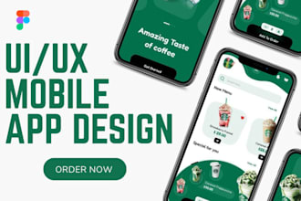 design amazing app screenshots for ios or android, mobile app store screenshot