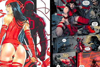 comic book illustration graphic novel comic cover comic artist nsfw comic page