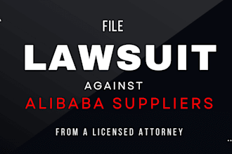 sue made in china suppliers alibaba lawsuit or dispute 1688 dhgate manufacturer