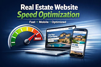 boost your real estate website speed and mobile performance