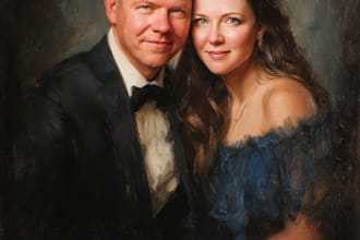 do couple portrait illustration