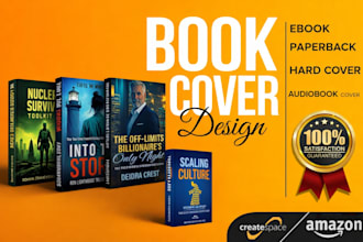 do book cover design, ebook cover design, book cover redesign, kdp book cover