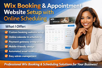 create wix booking and appointment website setup with online scheduling