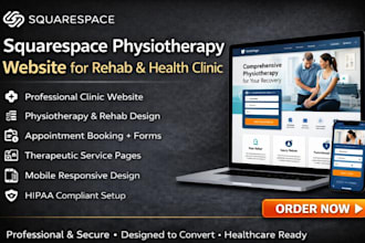 build massage fitness physiotherapy website mental health clinic booking website