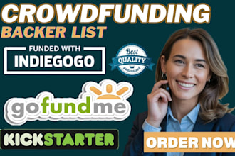generate active crowdfunding backer lists for your indiegogo kickstarter