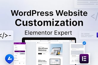 customize wordpress website design and layout