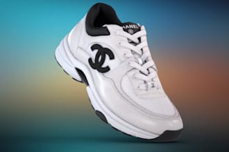 design realistic 3d sneaker and 3d shoe footwear with animation