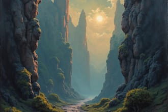 paint a real oil painting on canvas with free shipping