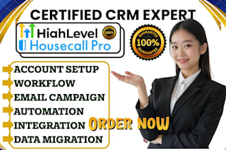 setup go highlevel saas automation sales funnel ghl housecall pro integration