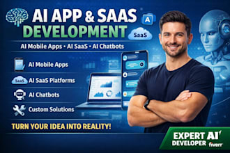 ai mobile app development, ai saas, ai chatbot, custom mobile app