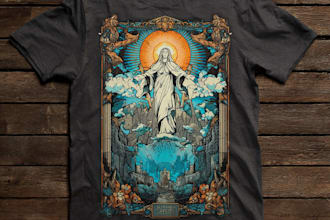 create custom christian t shirt design