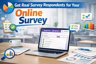 gather real survey respondent to fill online surveys and online forms