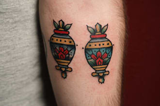 create old school or traditional tattoo design