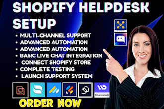 setup shopify helpdesk gorgias reamaze commslayer crisp tidio willdesk sb chatty