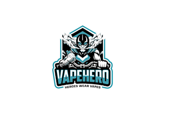 design awesome vape hero logo