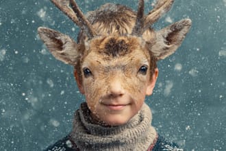 draw christmas illustrations and cards for y