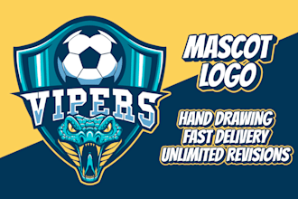 do an awesome mascot logo for your bussiness