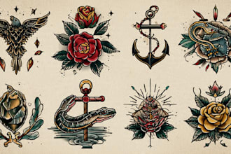 make personalized tattoo designs by a professional artist
