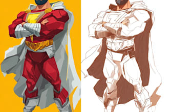 cartoon character superhero comic book